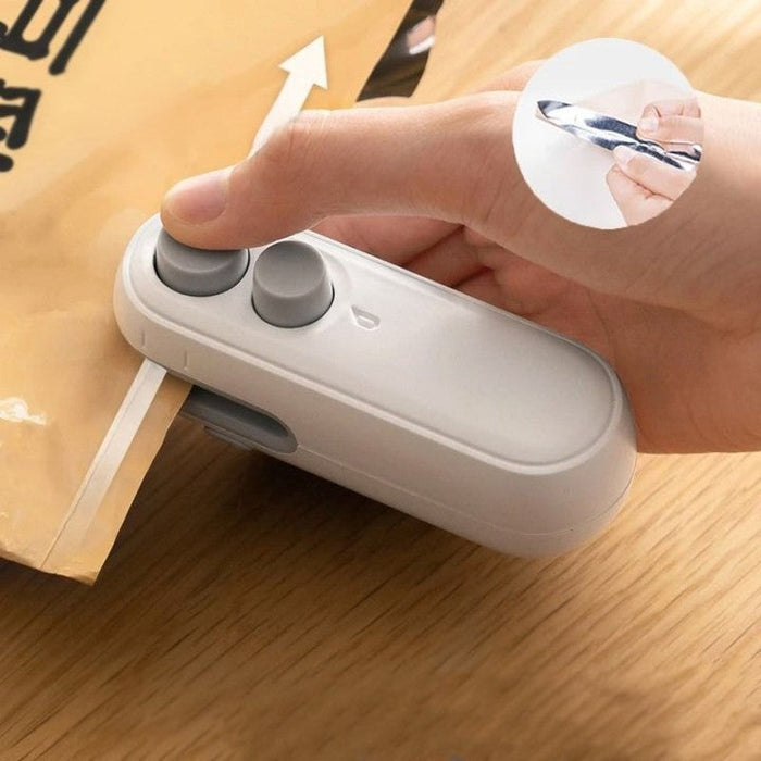 2-in-1 Rechargeable Bag Sealing Machine – Heat Sealer