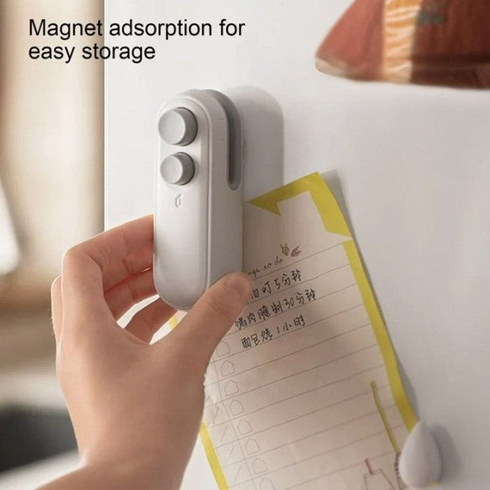2-in-1 Rechargeable Bag Sealing Machine – Heat Sealer